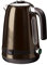 Elektrisch Wasserkocher 1.7L mit Temperatureinstellung 40-100 Grad, LCD-Thermostat, Warm Halten, Eingebauter Filter 2200W (Metallisch Braun)