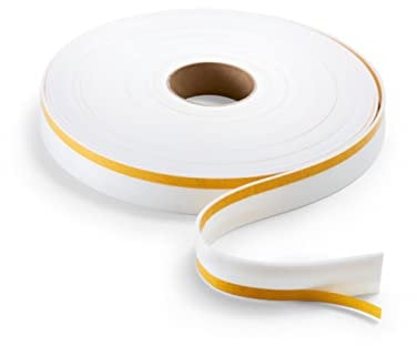Kama Trennstreifen - Dehnfugenband Duo beidseitig klebend - Dämmung und Dichtung von Blendfugen - Vermeidet Spannungen bei Putzanschlüssen, bei abgehängten Decken und Trennwänden - 35 mm x 3 mm x 25 m