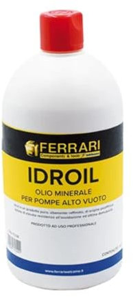 OLIO MINERALE PER POMPE ALTO VUOTO 1 lt