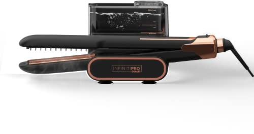 INFINITIPRO by CONAIR Steam Therapy Flat Iron, 1 1/2-inch Hair Straightener