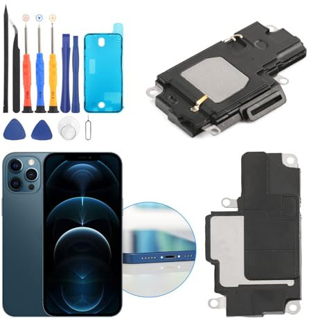 YWL-US Ear Speaker Replacement for Apple iPhone 12 Pro Max Earpiece Ear Speaker Sound with Repair Tools