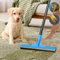 UEETB Carpet Rake for Pet Hair Removal, Reusable Cat Dog Hair Remover, 58’’ Adjustable Long Handle Pet Hair Removal Tool, Carpet Rake Scraper, Pet Hair Removal Broom for Rugs, Mats, Couch, Furniture