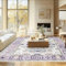 MAST DOO Teppich Wohnzimmer 140x200cm - Boho Kurzflor Großer Schlafzimmer - Orientalischer Vintage Weich Waschbar Rutschfest Design für Schlafzimmer, Esszimmer, Küchen