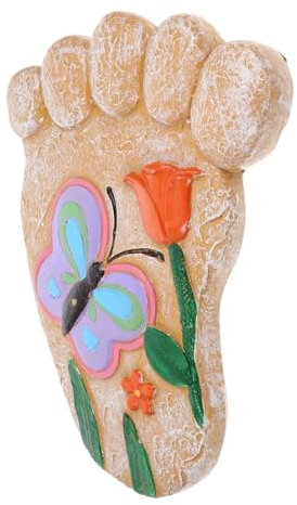 CAXUSD Pierre Décorative Résine pour De Jardin Dalles De Pierre pour Extérieur Accessoire De Décoration De Jardin Terre