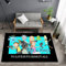 WZSDANZI Anti-Rutsch 3D Druck Rick und Morty Bodenteppiche, Schlafzimmer Wohnzimmer Dekor, Bereich Teppiche Anti-Rutsch-Fußmatten.,60 * 90cm