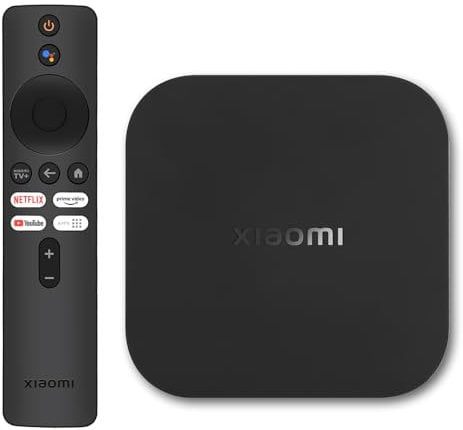 Xiaomi TV Box S 2nd Gen 4K Android Streaming Box | Chromecast & Bluetooth 5.2 | Dual Wi-FI | 2GB RAM+8GB ROM | Mijia Smart TV Box with IR Remote for 4K TVs