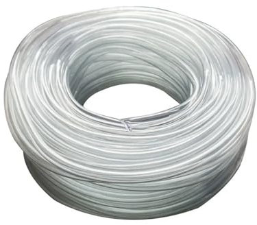 OZXJW PVC-Schlauchleitung Transparente Leitung Lebensmittelqualität Rohre Gummischlauch Schläuche Aquarium Schlauch Pumpe Schlauch Schläuche(6 Meter,10mm X 12mm)
