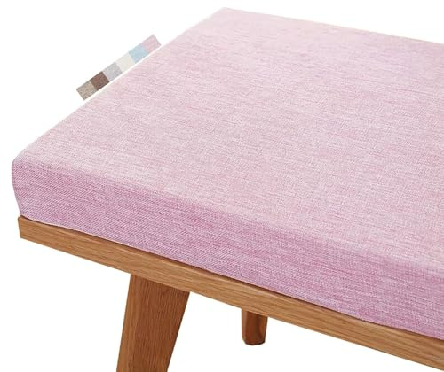 PLCIVSA Bankauflage Bankkissen Outdoor Waschbares Leinen 200cm/150cm/120cm X 40cm/35cm/30cm Sitzkissen für Gartenbank, Terrasse, Innen Fensterbank, Flurbank(Color5,120x35x3cm)