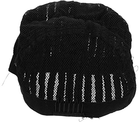 BIUDECO Crotchet Cornrows Wig Cap Xl Schwarz Atmungsaktives Haarnetz für Flechtfrisuren Rutschfestes Perückennetz für Komfort Kopfanpassung Hautfreundlich für Styling und Schutz