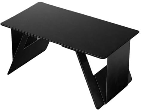 Mesa de cama plegable para laptop, bandeja de desayuno, multifunción, para comer, estudiar en la cama/sofá, soporte de monitor de metal