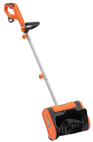 1800W Schneefräse Elektrisch mit Kabel 3500rpm Schneeschieber Elektrischer Schneeschieber 32cm Räumbreite 15cm Schneehöhe Schneefräsen 8m Wurfweite Reiner Kupfermotor