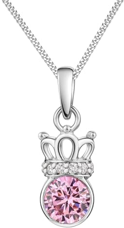 Zeeme for Kids Kinder Anhänger mit Kette 925/- Sterling Silber 36+2cm Glänzend Zirkonia weiß 500245645