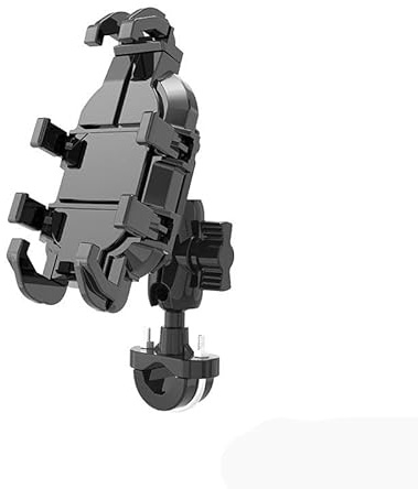Woniyal Supporto Cellulare Moto Antivibrazione per Piaggio Vespa GTS 310 (New for 2025/2026), Porta Telefono 360° a 8 Artigli per Manubrio e Specchietto, 1 Pezzo,Handlebar Style