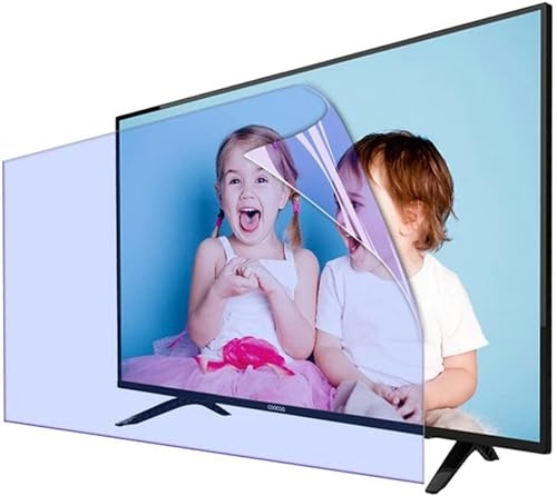 DFGHNBVC Frosted Anti Blue Light Film Tv Screen Protector, Anti Glare/Anti-Scratch Hd Film Monitor Filter, Relieve Eye Strain And Sleep Better For 40In Lcd, Led
