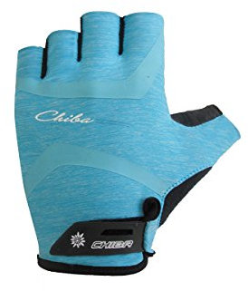Chiba Super Light Damen Fahrrad Handschuhe kurz türkis 2019: Größe: L (9)