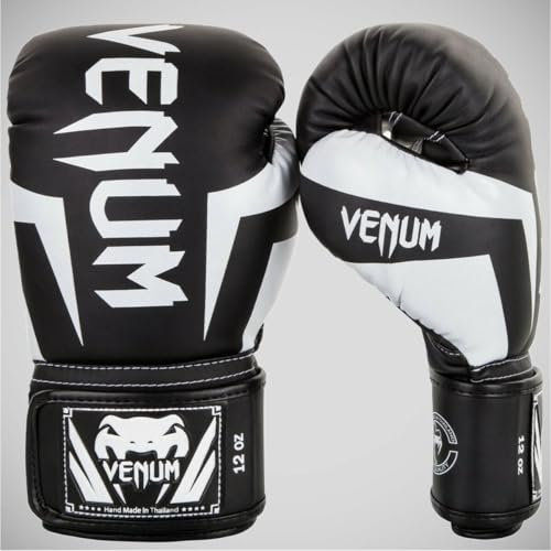 Venum Elite Boxhandschuhe - Schwarz,Weiß - 10 Oz
