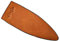 deejo - Lederetui für 37G Messer, hellbraun (Natur), Kalbsleder, orangene Naht mit Nylonfaden.
