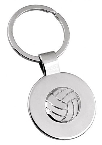 Ten Metall-Volleyball-Schlüsselanhänger cod.EL7836 cm 3,5x7,8x0,5h by Varotto & Co.