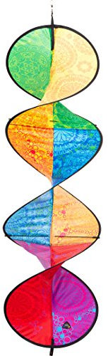 HQ Design Windspiration - Twist, UV-beständige und wetterfeste Windspiel Deko für Garten, Terrasse und Balkon - inkl. Aufhängung (Helix Victorian Style)