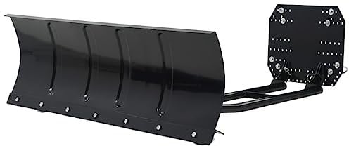 vidaXL Schneeschild, Schneeschieber für ATV, Schneefräse 5 Stufen Verstellbar, Schneepflug Schneeschaufel Räumschild, 120x38cm Schwarz