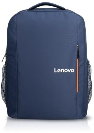 Lenovo Mochila B515 para Ordenador Portátil de 15,6 (Resistente al Agua, Poliéster, Cremalleras Metálicas, Bolsillo de Seguridad, Uso Diario) - Color Azul