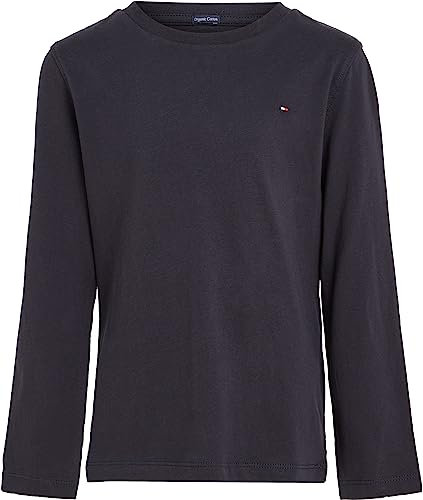 Tommy Hilfiger Jungen Langarmshirt Basic, Blau (Sky Captain), 18 Monate