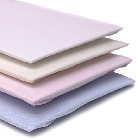 Baby Birds Sábana bajera ajustable para cochecito Kensington, color blanco