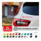 FOTOFOL 2X Aufkleber Instagram WUNSCHTEXT - Aufkleber Name - personalisiert - Druck & Plot mit Instagram Logo - Social Media