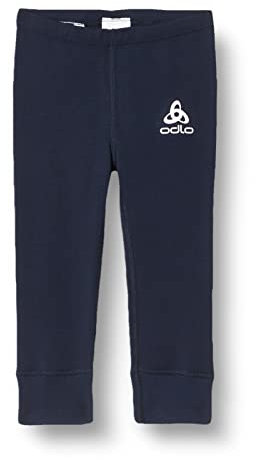Odlo Thermohose Kinder Active Warm I Winterleggings Mädchen Jungen I Warme Thermounterwäsche Lange Thermohose I Kinder