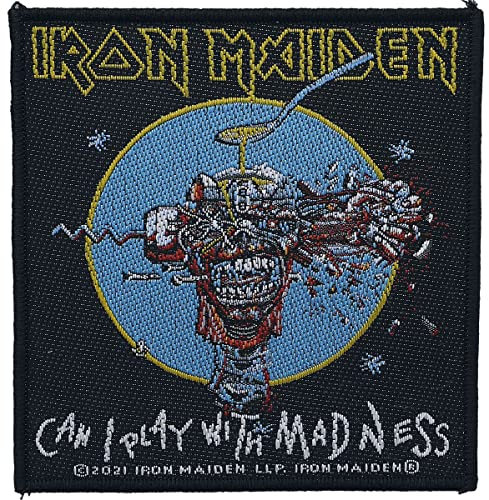 Iron Maiden Can I Play With Madness Unisex Patch multicolor 100% Polyester Band-Merch, Bands