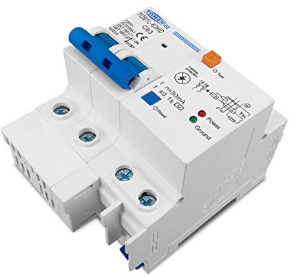 Magnetotermico,Interruttore Magnetotermico Interruttore principale interruttore differenziale con protezione da sovratensione RCBO MCB (Rated Current : 50A)