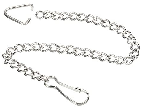 sourcing map Toilet Flappers Chain, 20cm Toilet Handle Lever Lift Flush Replacement Oval Link, 304 Stainless Steel Pack of 3