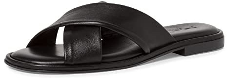 Tamaris Damen 1-1-27112-20 Flacher Slipper, Black 1 27112 20 001, 39 EU