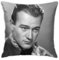 Kissenbezug für John Wayne Vintage Shabby Chic Kissenbezug, quadratisch, Baumwolle, Leinen, Kissenbezug für Sofa, Schlafzimmer, Stuhl, Auto, 45,7 x 45,7 cm