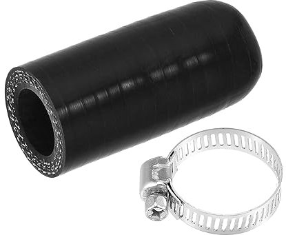 QUARKZMAN 1 Ensemble 18mm ID Silicone Liquide Refroidissements Bouchon w/Pince pour Liquide Refroidissements Chauffage Noir