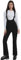 ALSOGO Damen Skihose Wasserdicht Winter Warm Schneehose mit verstellbaren Trägern & Schneefang, Slim Fit Overall Winddichte Schneehose Lätzchen Snowboard Klettern Isolierte Ski Hosen Bib Schwarz L