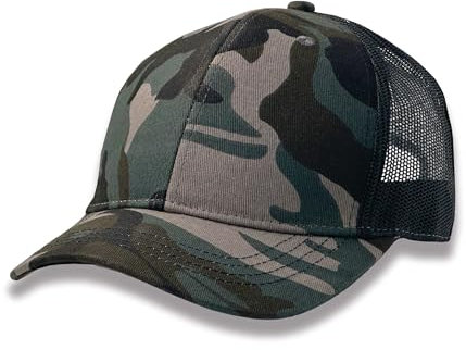 Artexia Trucker cap Regolabile - Cappello Uomo con Visiera Resistente - Cappellino Uomo con Visiera (IT, Testo, Taglia Unica, Militare)