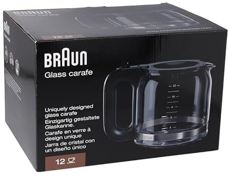 LUTH Premium Profi Parts Glaskanne kompatibel mit Braun Brsc005 Ax13210005 für Filterkaffeemaschine