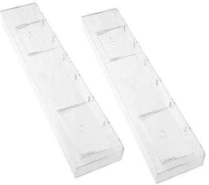 Ciieeo 2pcs Cd Rack Vinyl Record Storage Rack Wall Hanging Record Display Acrylic Shelf