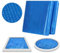 WOLTU Cubierta Piscina Redonda 260x160cm, Manta Termica Piscina, Cobertor Solar Piscina PE, Cubierta Protección Burbujas, Lona Piscina Cortable, Azul
