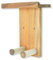 sawdust audio Support Mural pour Guitare et Basse en Bois avec Étagère – Porte-Instrument Universel et Élégant – Installation Facile et Sécurisée avec Étagère de Rangement Supplémentaire (1, Clair)