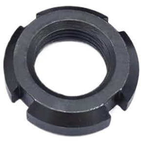 1PCS Runde Muttern M10 M12 M14 M16 M18 M20 M22 M24 M25 M27 Zu M60 Schlitz Locking Muttern zurücksetzen Muttern Vier Schlitz Muttern (Size : M28)