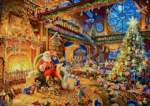Christmas Jigsaw Puzzles 1000 Piece for Adults-Santa Claus Christmas puzzle adults 1000 piece puzzle 2024 Christmas jigsaw puzzles 1000 Piece for Adults Festival Puzzle