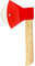AORHOFJ 1 Pièce Coupe Pizza en forme de hache, Rouleau à Pizza, Coupe Pizza, Coupe Pizza fait à la main, Gaufre à Pizza en acier inoxydable, Outil pour la cuisson des crêpes et Cadeau créatif (Rouge)