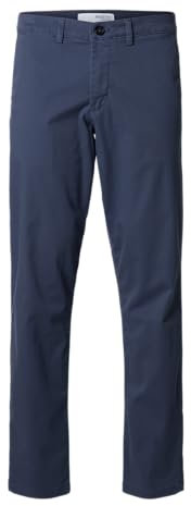 Selected Homme Herren Slh175-Slim New Miles Flex Pant Noos, Oceana, 34W / 34L EU