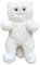 HUIJUFU Realistisches Katzenplüschtier, 45 cm, Kuscheltier, lebensechte ausgestopfte Katze, weiches Plüschtier, Peluche de Gato (White)