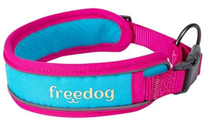 FREEDOG Cool Pro Tech Halsband, Fuchsia, 15 mm x 30/42 cm