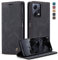 owlhold Cover Xiaomi Redmi Note 12 Pro 5G Custodia Xiaomi POCO X5 Pro 5G Magnetica Portafoglio Flip[Antiurtoo][Cavalletto][Carta Fessura] Cover Pelle per Redmi Note 12 Pro 5G/POCO X5 Pro -Nero