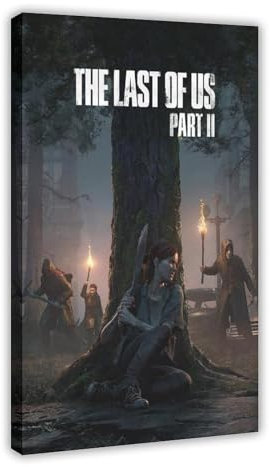 Poster auf Leinwand The Last of Us Part II, Schlafzimmer-Dekor, Sportlandschaft, Büro, Raumdekoration, Geschenk, Rahmen-Stil, 40 x 60 cm