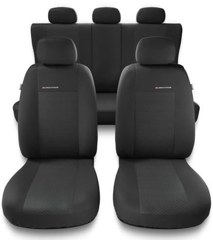 Mossa - Universal Sitzbezüge Auto kompatibel mit FIAT 500 (2007- ) - Autositzbezüge Schonbezüge für Autositze - UNE-3